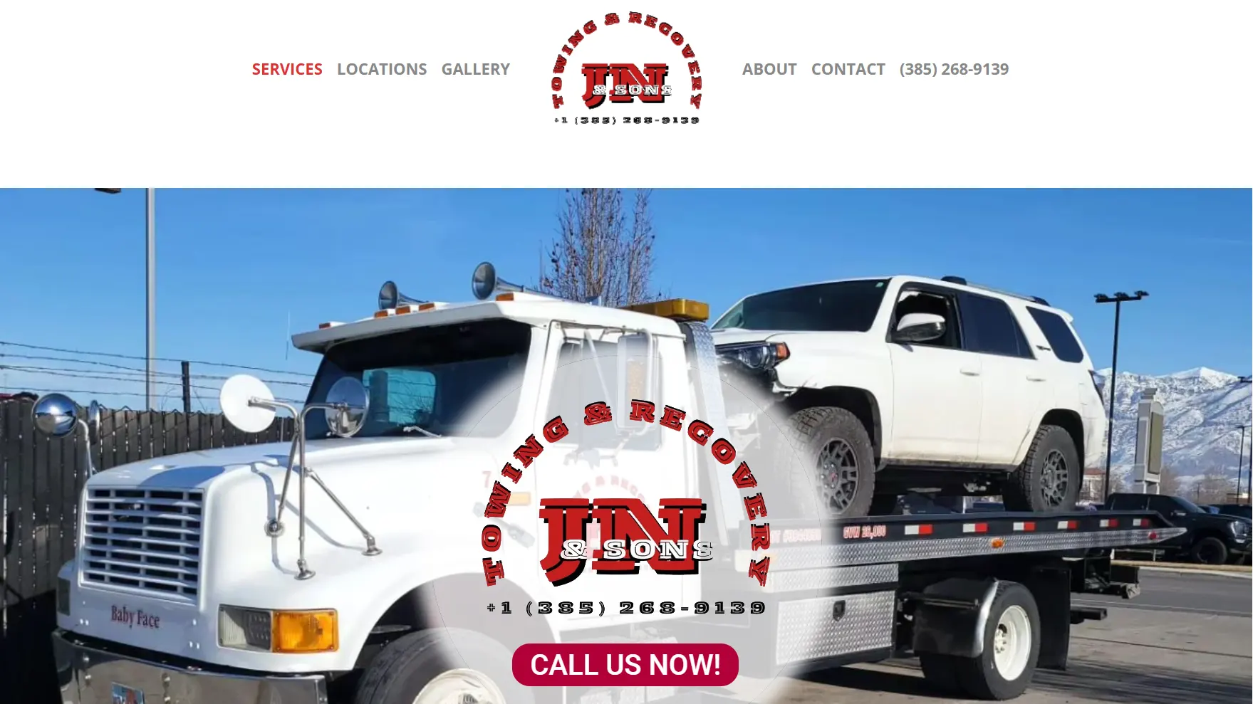 JN and Sons website screenshot