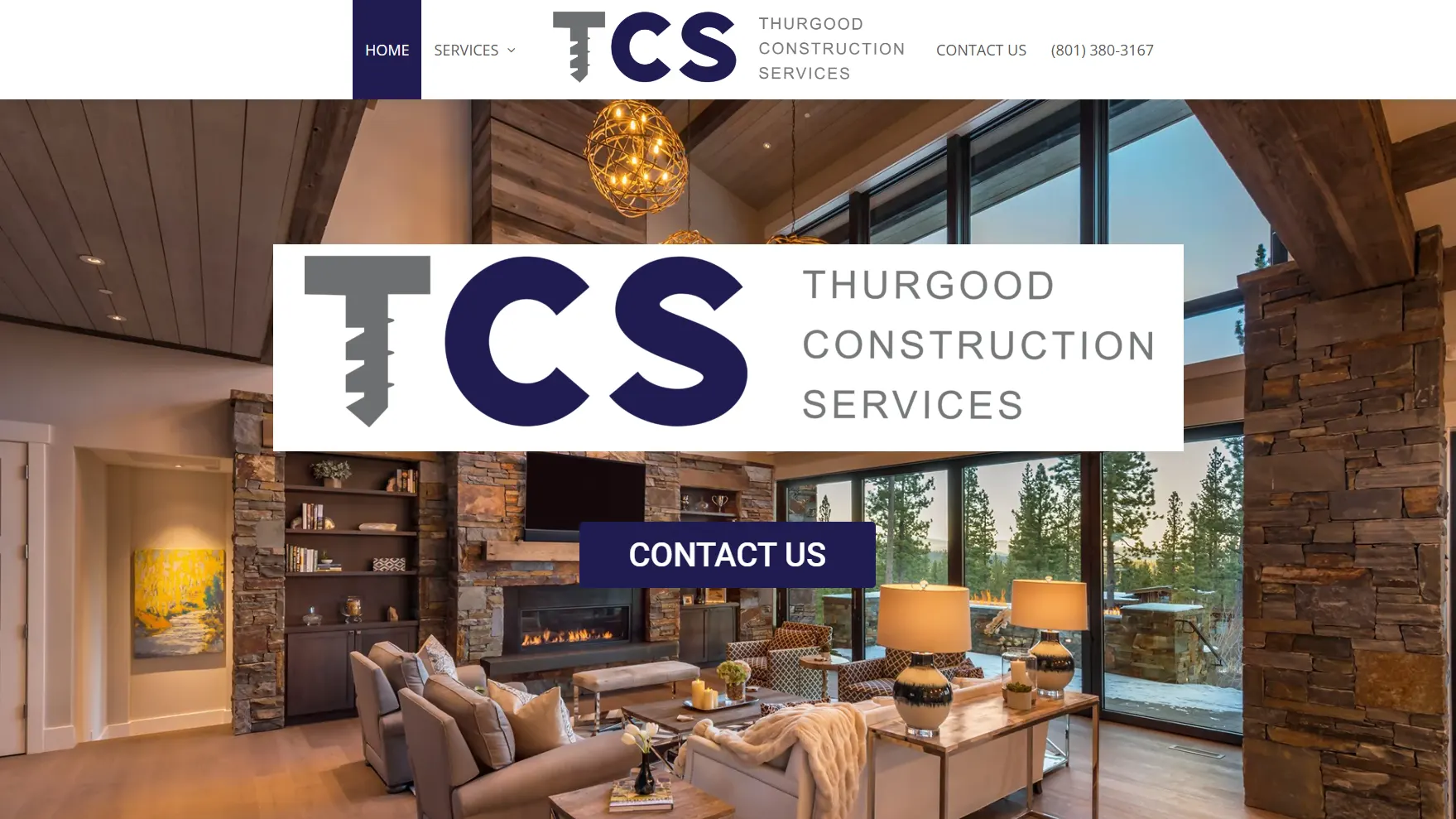 Thurgood Construction Services website screenshot